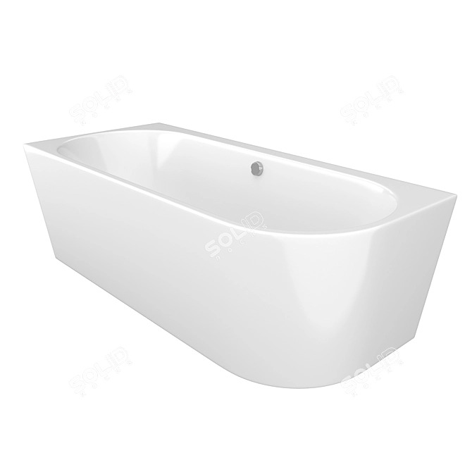 Dream SP Corner R - Comfortable & Stylish Bath 3D model image 1