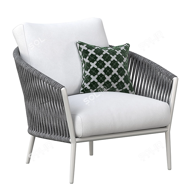 Catalina Outdoor Lounge Chair: Stylish and Comfortable 3D model image 2