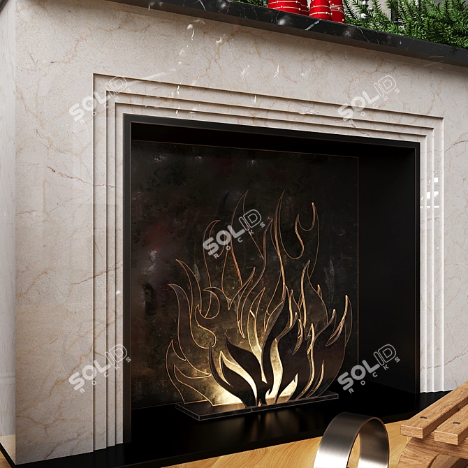 Christmas Tree Decor Set (Corona) 3D model image 9