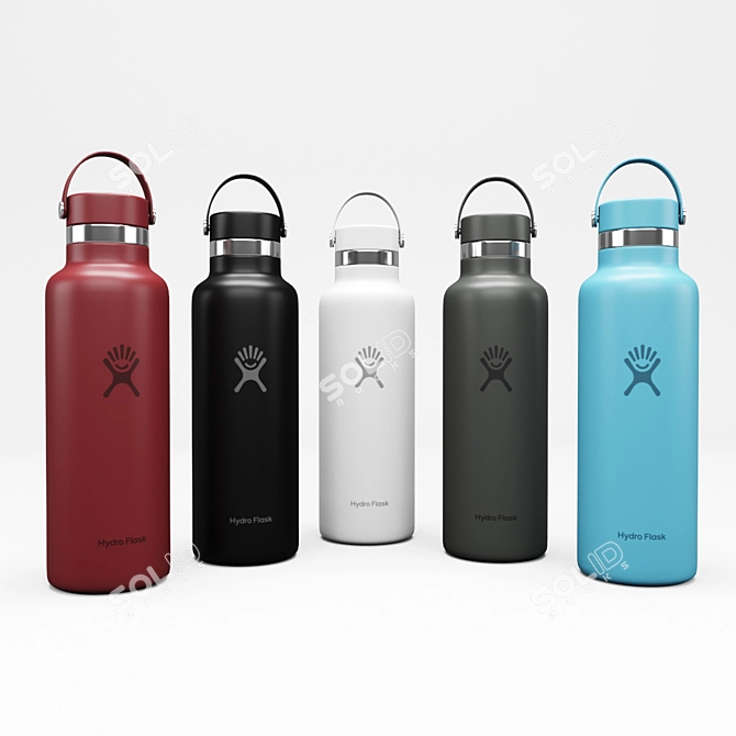 Elevated Performance Hydro Flask 3D model image 1