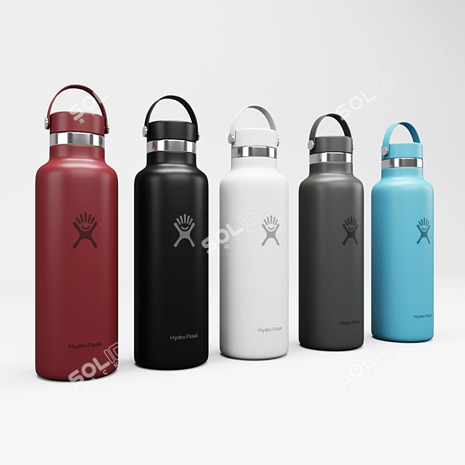 Elevated Performance Hydro Flask 3D model image 2