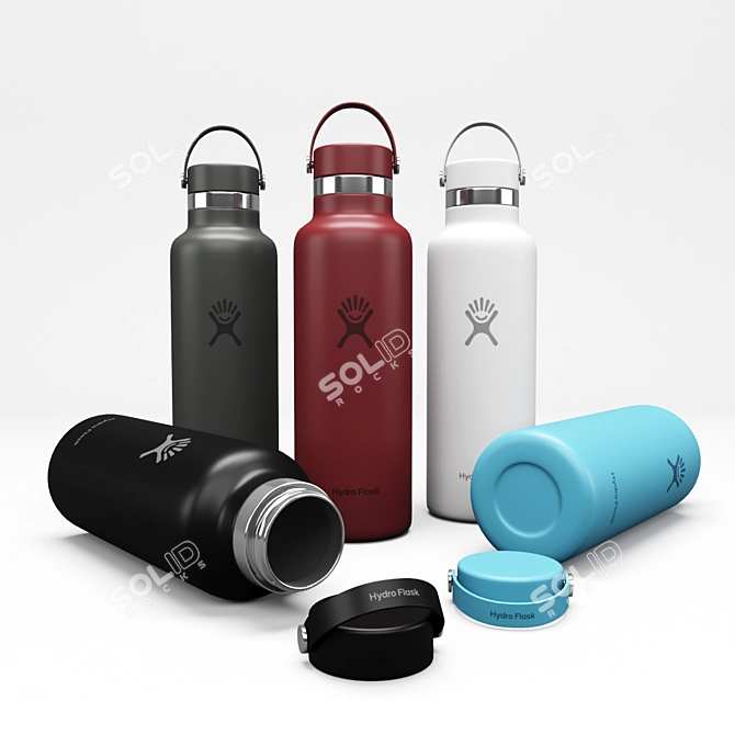 Elevated Performance Hydro Flask 3D model image 3
