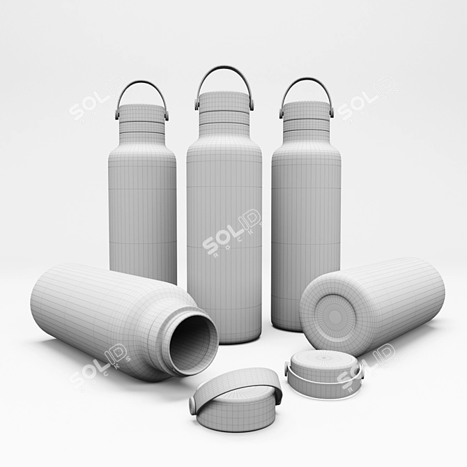 Elevated Performance Hydro Flask 3D model image 4