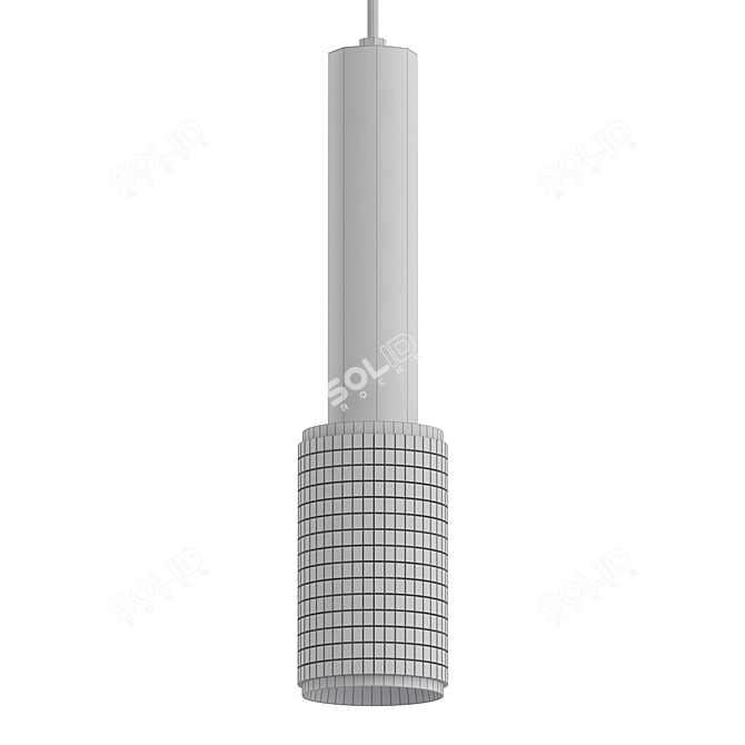 Modern LED Pendant Light in Mehari Design 3D model image 2