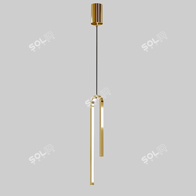 Modern Pendant Light Lampatron Wiki 3D model image 2