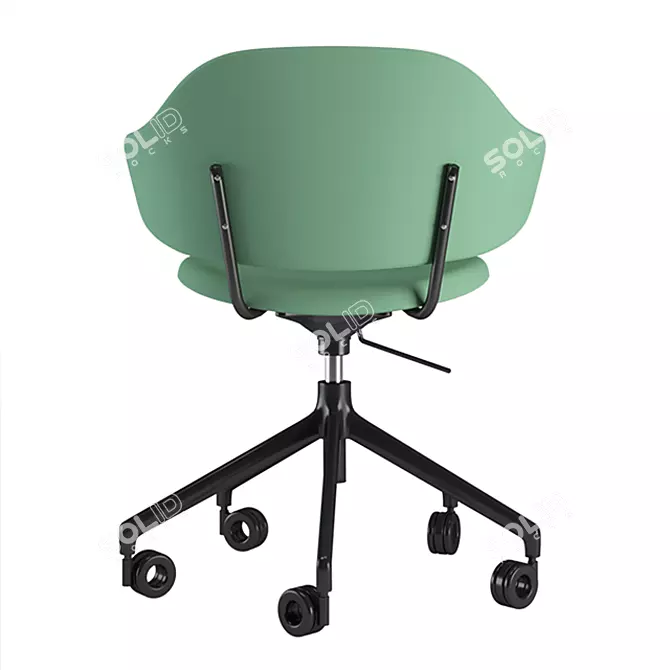 Holly Office Chair: Elegance & Comfort 3D model image 3