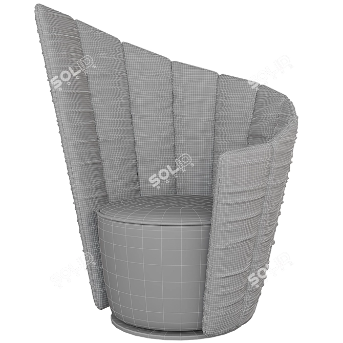 Sogood Jori Armchair: Stylish & Comfortable 3D model image 6