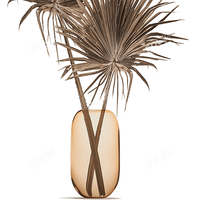 Palm Leaf Bouquet 3D model image 3