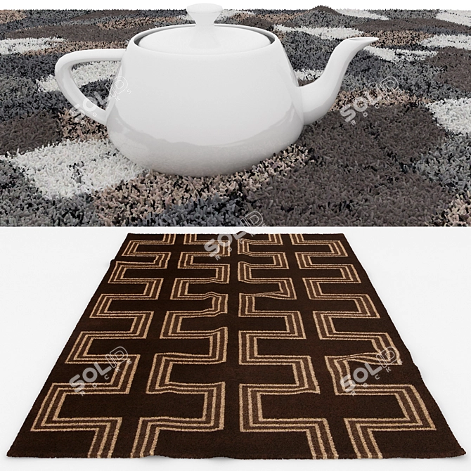 Versatile Rug Set: V-Ray, Corona & More 3D model image 3