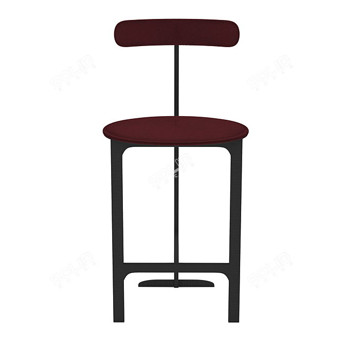 Park Place Counter Stool: Comfort and Style 3D model image 2
