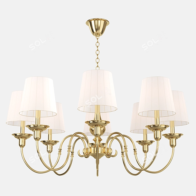 Gloria Pendant Chandelier 3D model image 1