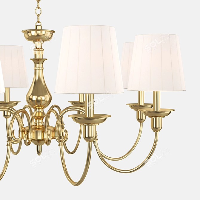 Gloria Pendant Chandelier 3D model image 2