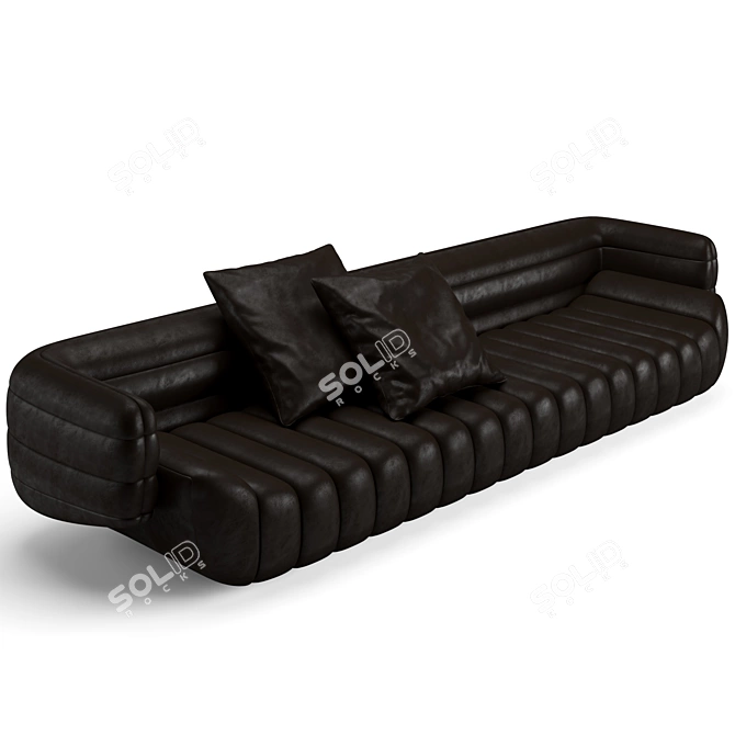 Modern Tactile Sofa for Luxurious Comfort 3D model image 3