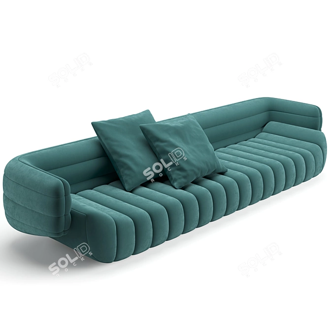 Modern Tactile Sofa for Luxurious Comfort 3D model image 4