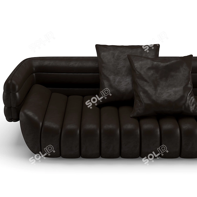 Modern Tactile Sofa for Luxurious Comfort 3D model image 7