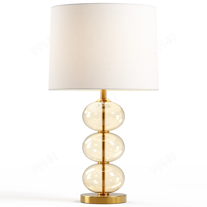 Zara Home Ball Base Lamp 3D model image 1
