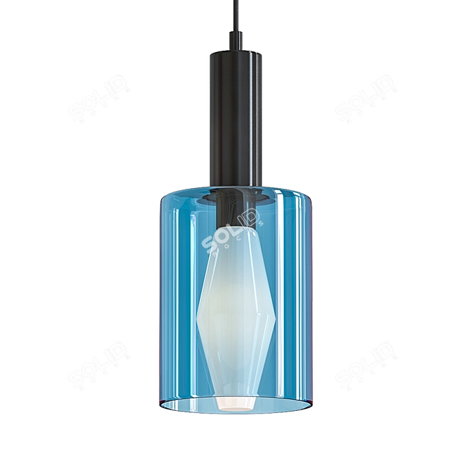 Modern Scandinavian Pendant Lamp 3D model image 1