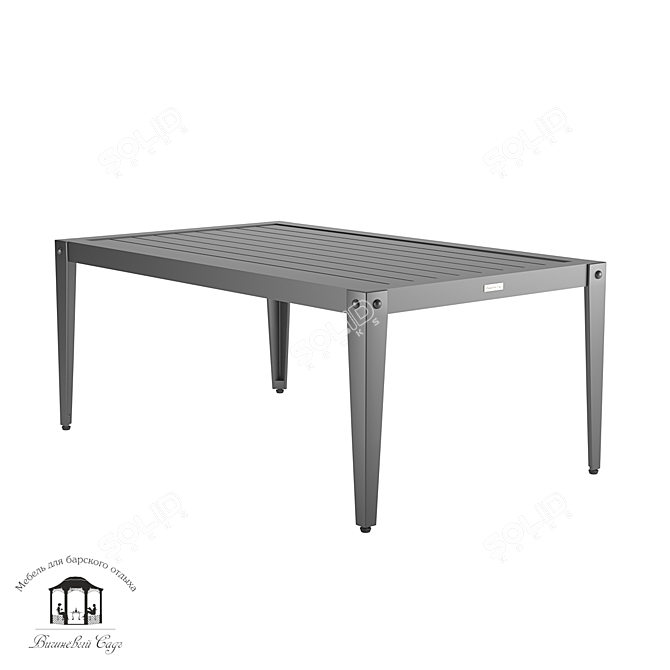 Leon Aluminum Coffee Table 3D model image 4