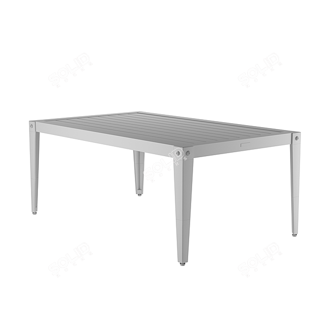 Leon Aluminum Coffee Table 3D model image 6