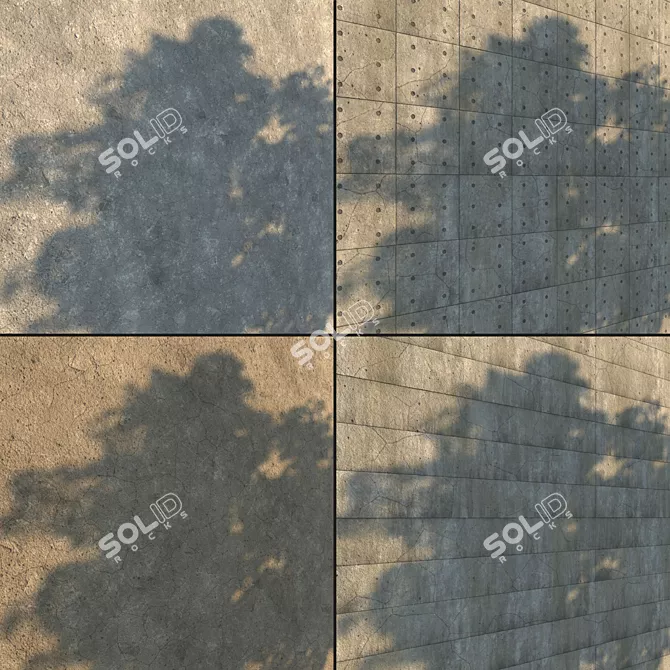 PBR Concrete Material Pack 3D model image 2