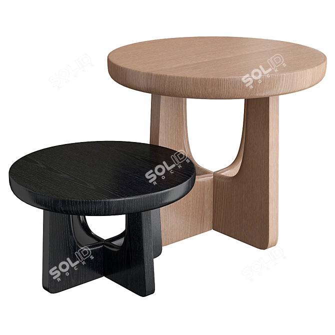 Minimalist Nara Coffee Table 3D model image 3