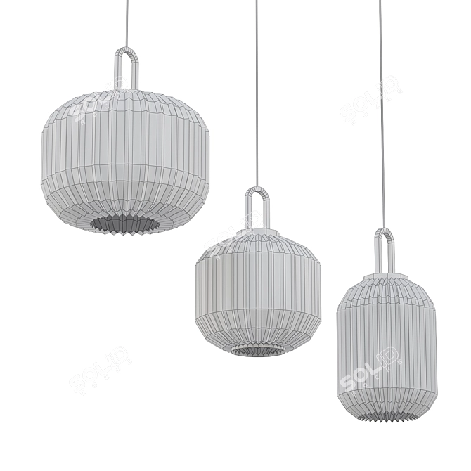 Sleek Design Lamps for FRIST 3D model image 2