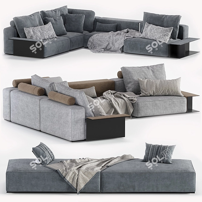 Poliform Westside Modular Sofa - Modern Design 3D model image 5