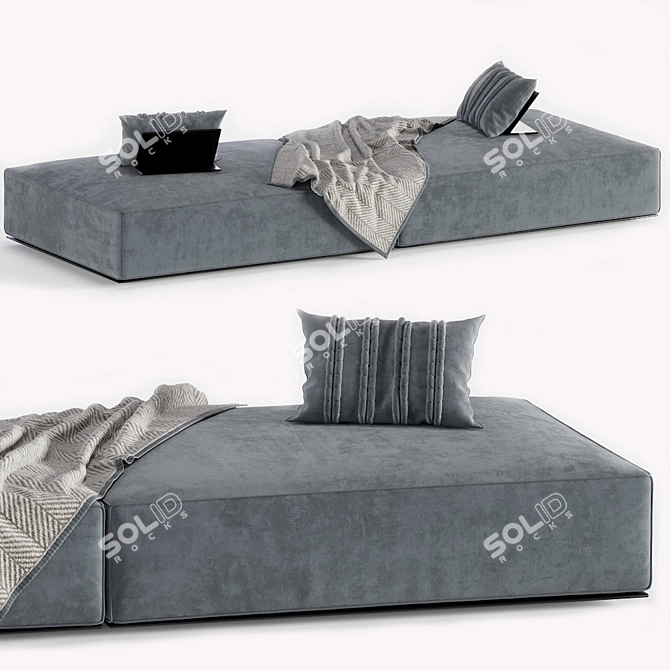 Poliform Westside Modular Sofa - Modern Design 3D model image 3