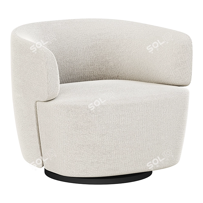 Modern Elegance: ELAIN Armchair 3D model image 1