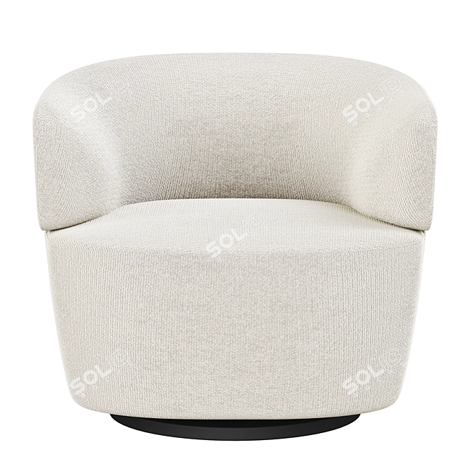 Modern Elegance: ELAIN Armchair 3D model image 3