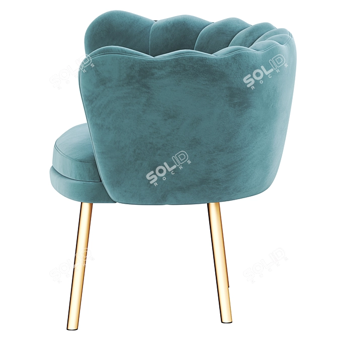 Modern Living Room Armchair 3D model image 4