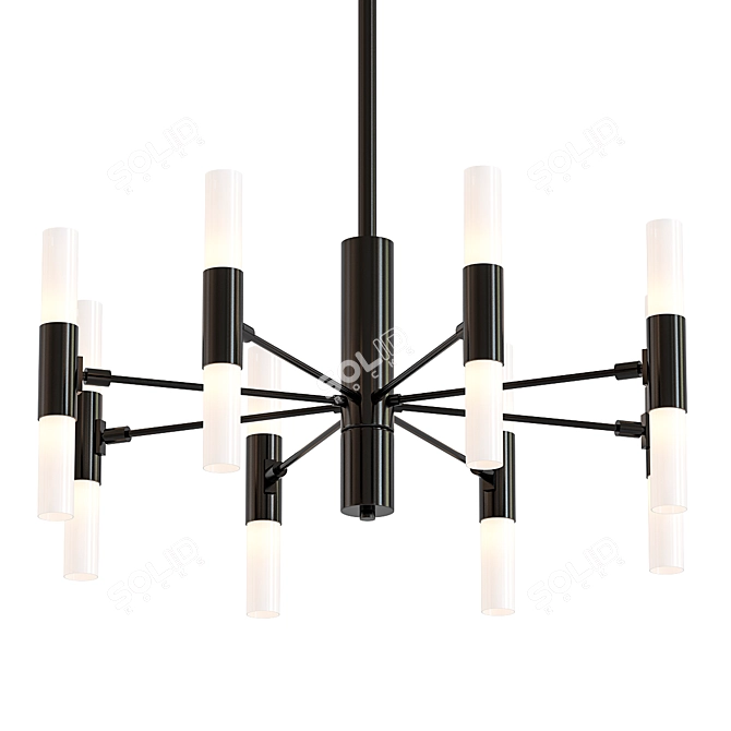 Jemimah Hi-Tech Pendant Light 3D model image 1