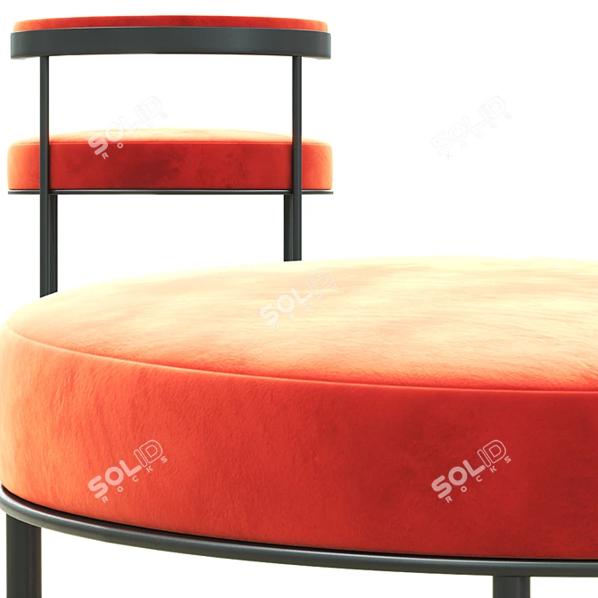 Elegant Giopagani Chair 3D model image 3
