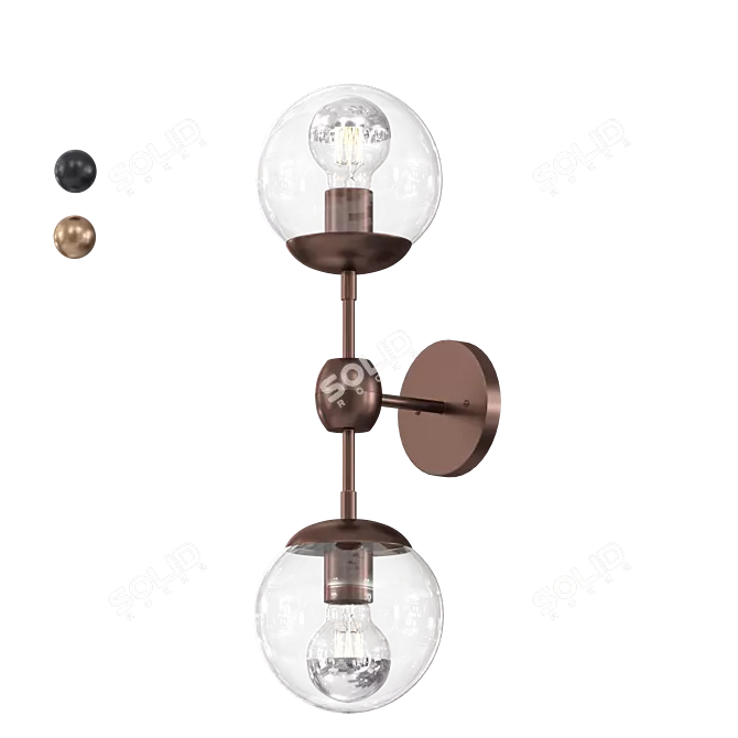 Minimalist Modo Sconce: Modern Lighting Solution 3D model image 4