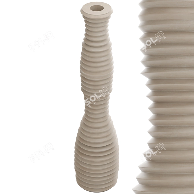 Pimar Zig Zag Sculptural Table 3D model image 5