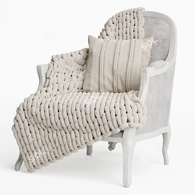 Desondo Kusk Chair: Stylish and Comfortable 3D model image 2