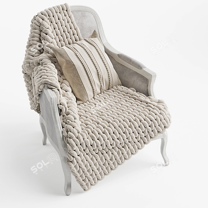 Desondo Kusk Chair: Stylish and Comfortable 3D model image 4