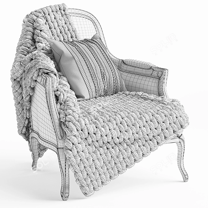 Desondo Kusk Chair: Stylish and Comfortable 3D model image 7