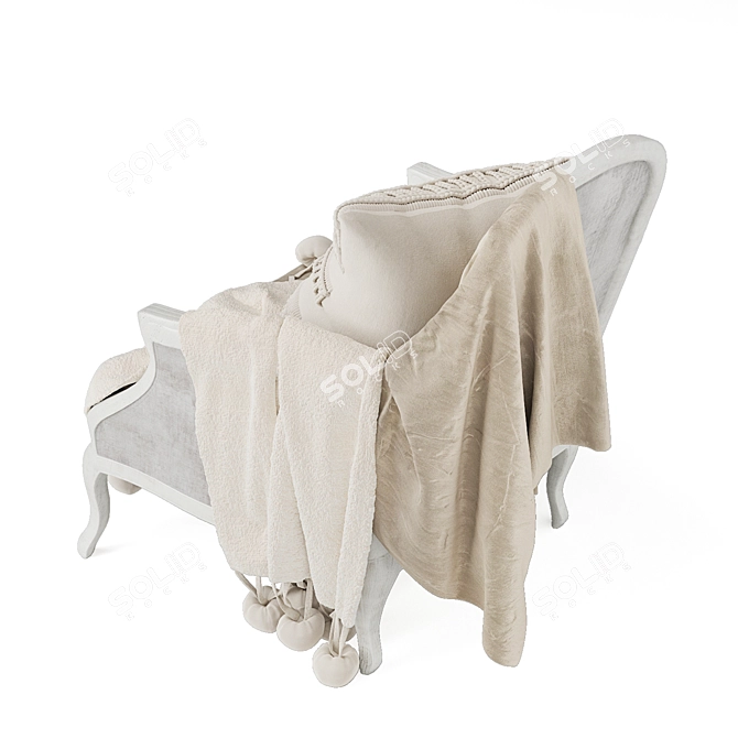 Kusk Desondo Chair: Stylish and Comfortable 3D model image 6