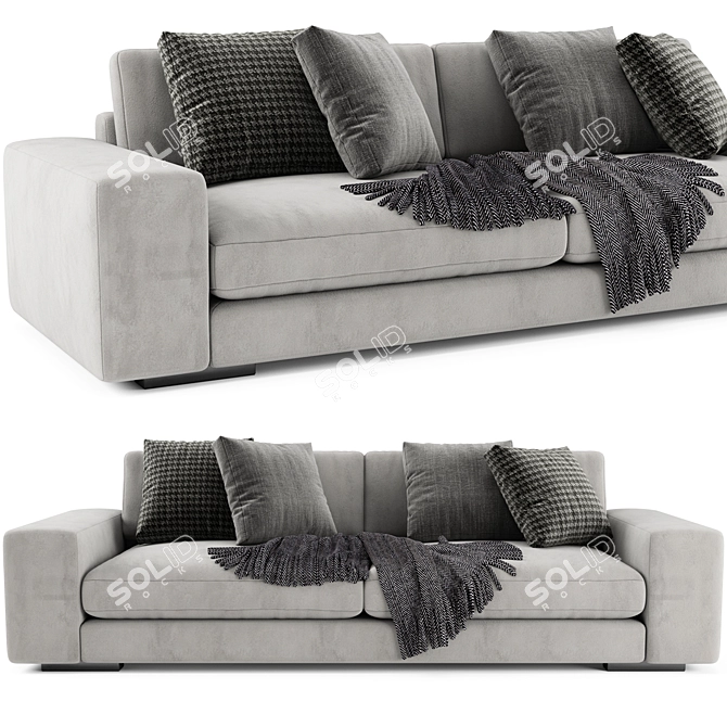 Verzelloni Holden 2-Seater Sofa 3D model image 1