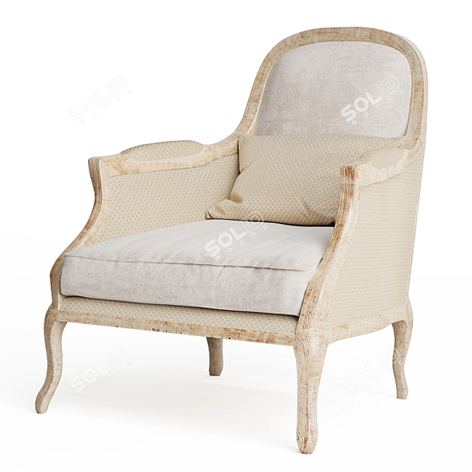 Desondo Kusk Chair: Stylish and Comfortable 3D model image 2