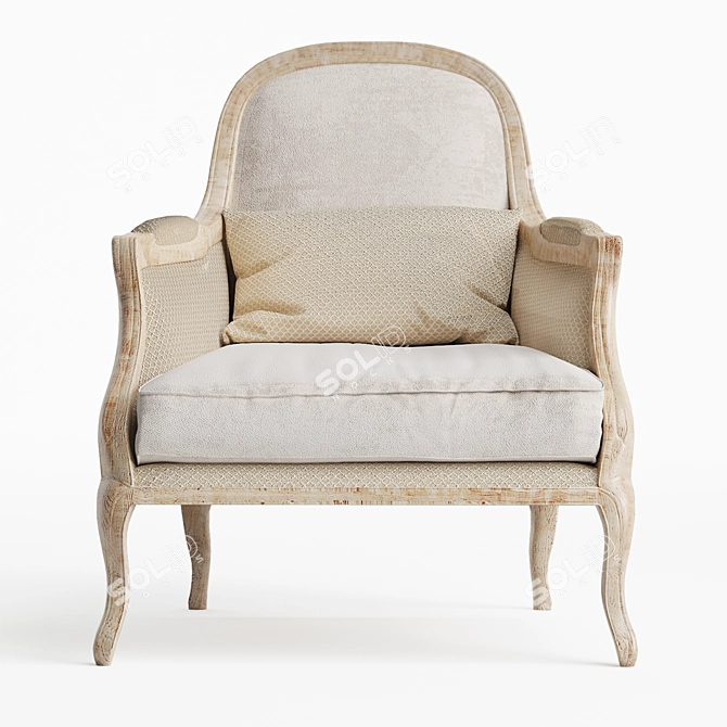 Desondo Kusk Chair: Stylish and Comfortable 3D model image 3