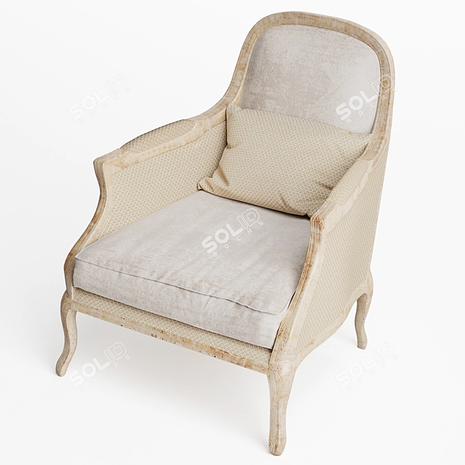 Desondo Kusk Chair: Stylish and Comfortable 3D model image 5