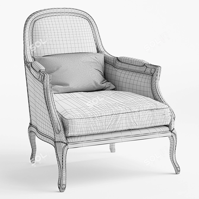 Desondo Kusk Chair: Stylish and Comfortable 3D model image 7