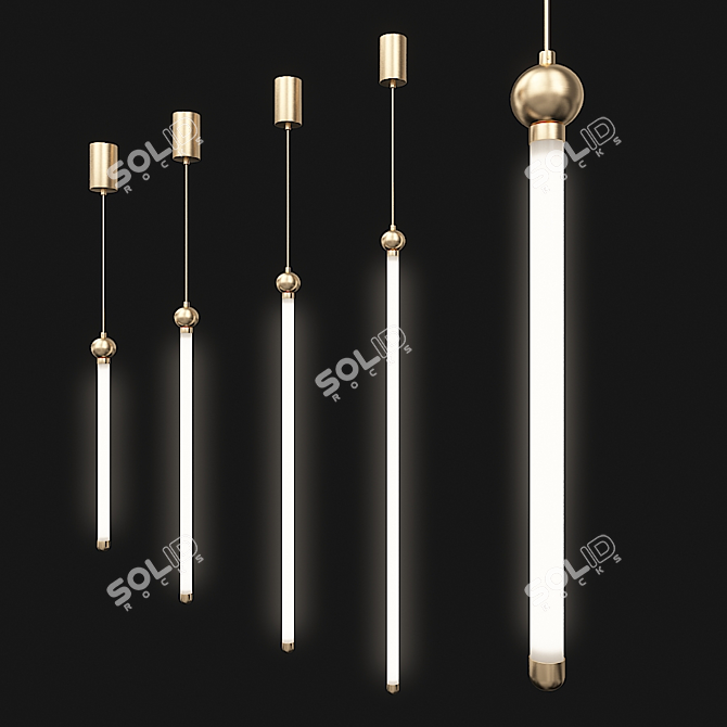 Divert LED Pendant Lamp 3D model image 1