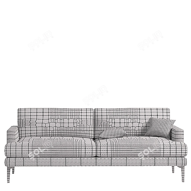 Andes Grand Sofa: Modern Comfort 3D model image 3