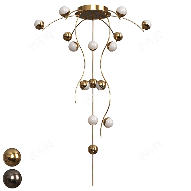 Elegant Adelaida Design Lamps 3D model image 1