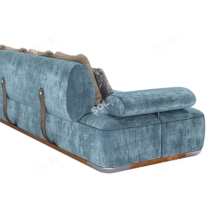 Ilario Modular Sofa: Personalized Comfort and Dynamic Design 3D model image 2