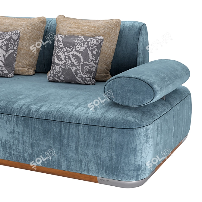 Ilario Modular Sofa: Personalized Comfort and Dynamic Design 3D model image 4