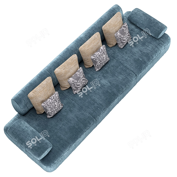 Ilario Modular Sofa: Personalized Comfort and Dynamic Design 3D model image 5